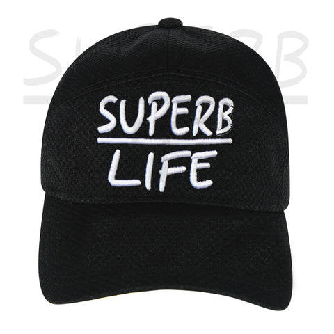 Superb Life [7-Panel Dimple Pattern/Black]