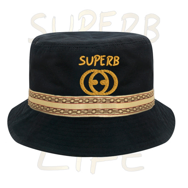 Superb Gld Lnkz Bucket Hat [Trim]