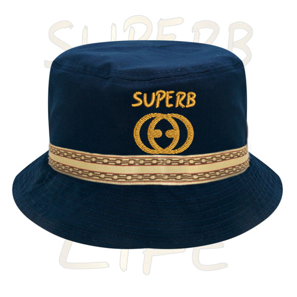 Superb Gld Lnkz Bucket Hat [Trim]