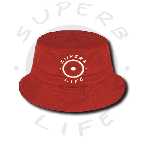 Red Graphic Supreme Fisherman Bucket Hat Vintage Hat Unisex - $35