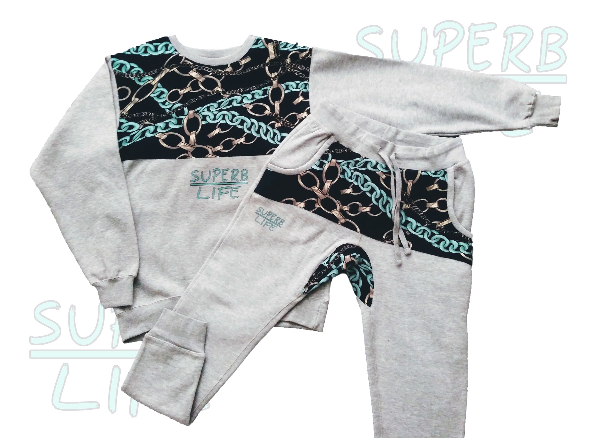 Premium Jogger Sweatsuit Heather Gray